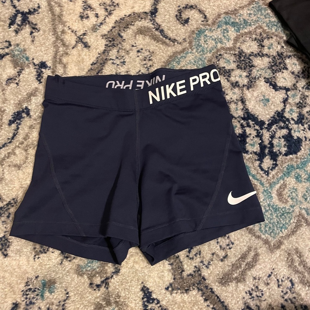 navy blue nike pros